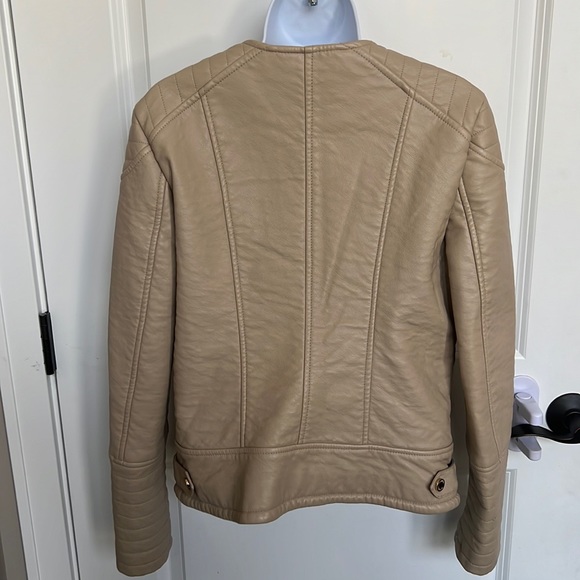 Calvin Klein Faux leather jacket Small NWT - Picture 2 of 6
